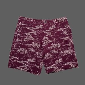 Under Armour UA Golf Printed Shorts Burgundy 36 NWT